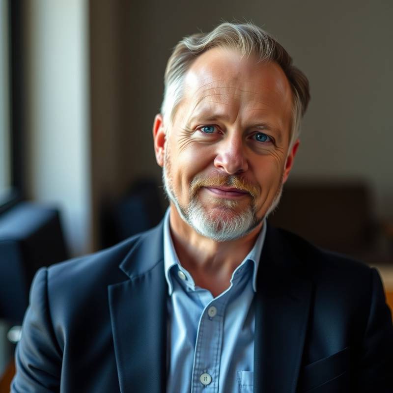 Portret van Mark Vermeulen, een zangcoach gespecialiseerd in performance en stemvorming.